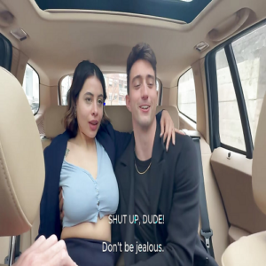 Uber Surprises Couple Having Sex and Ends Up in a Threesome